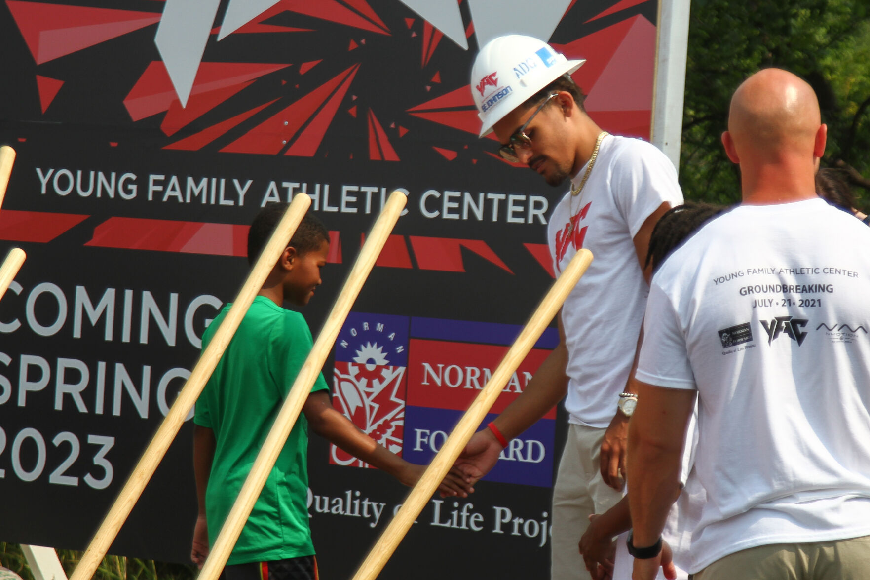 Trae Young and Local Kids